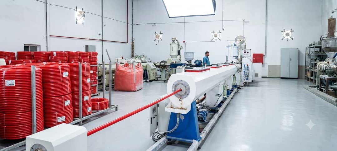 Conduit extrusion line